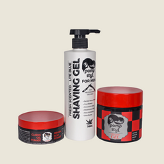 Fresh Scented Shaving Gel and Styling Gel Set